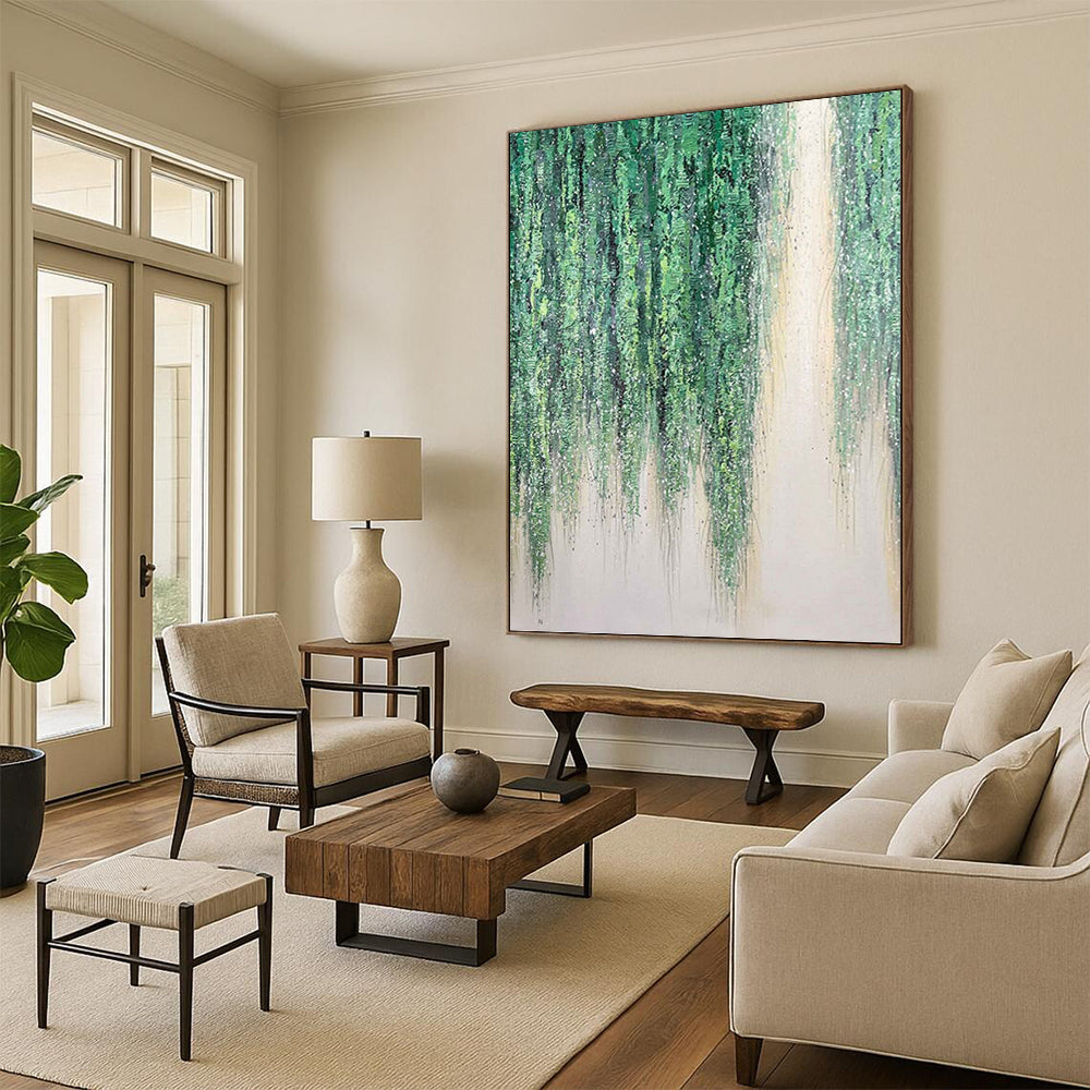 Jumbo - Proportioned Hand - Painted Textured Custom Abstract Rhapsody, for Office and Hallway DKH1506