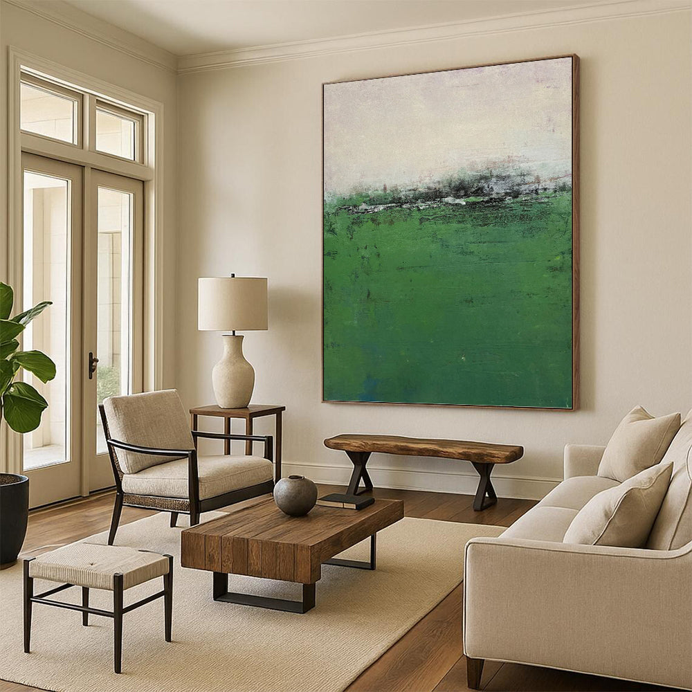 Vast Hand - Painted Textured Abstract Canvas for Conference Room & Gallery DKH1207