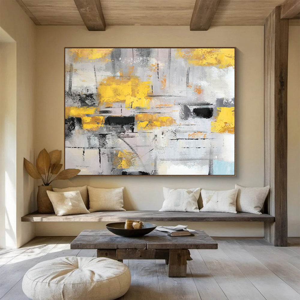 “Enchanted Currents” Immense Abstract Wall Mural for Hallway & Bar DKH285