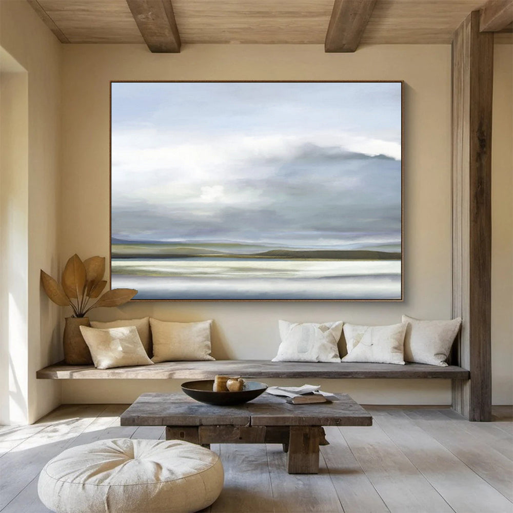 “Artistic Tapestry” Large - Format Abstract Mural for Bedroom & Dining Room DKH360