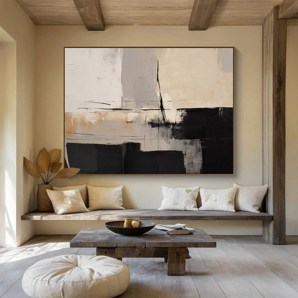 “Graceful Abstraction” Colossal Abstract Wall Art for Bedroom & Hallway DKH241