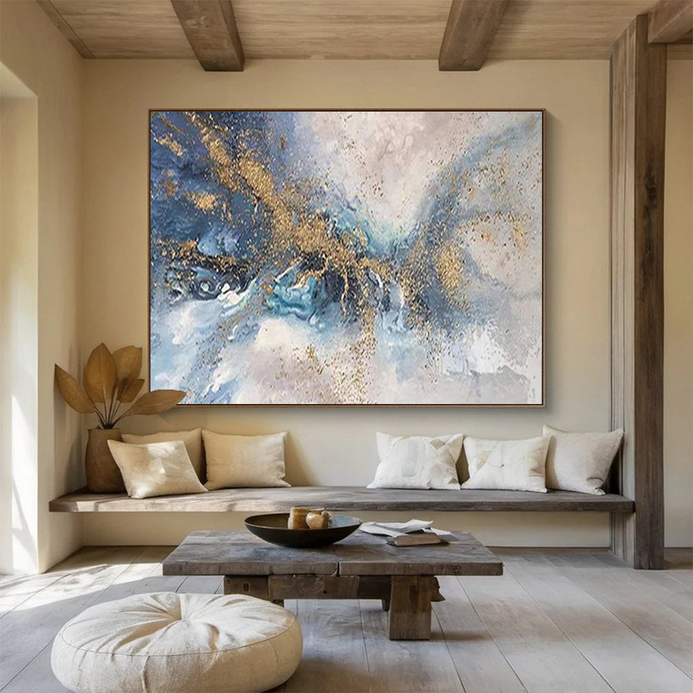Dynamic Large Abstract Painting for Bar & Hotel Suite DKH893