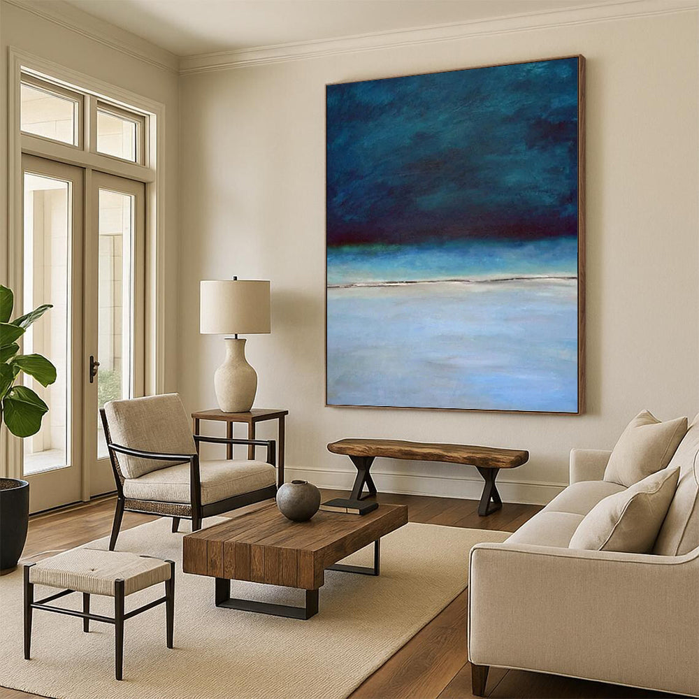 Relaxing Textured Abstract Wall Art for Bedroom & Hallway DKH0938