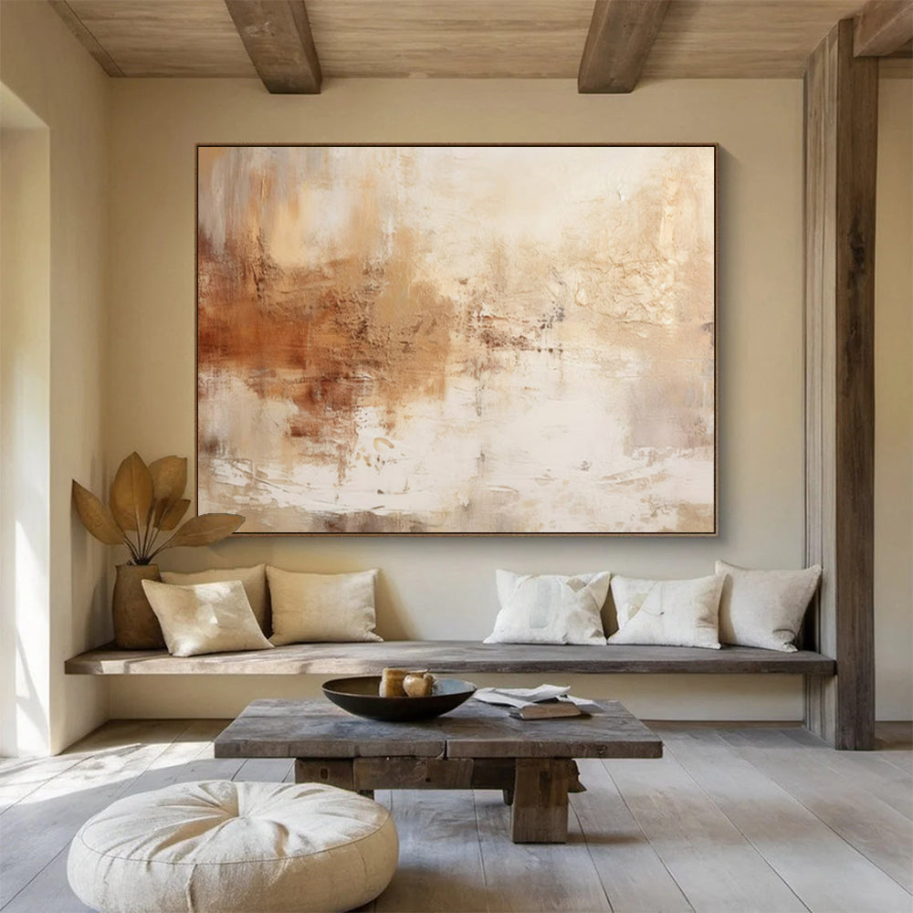 Dramatic Oversized Abstract Canvas for Living Room & Dining Room LargeART1723