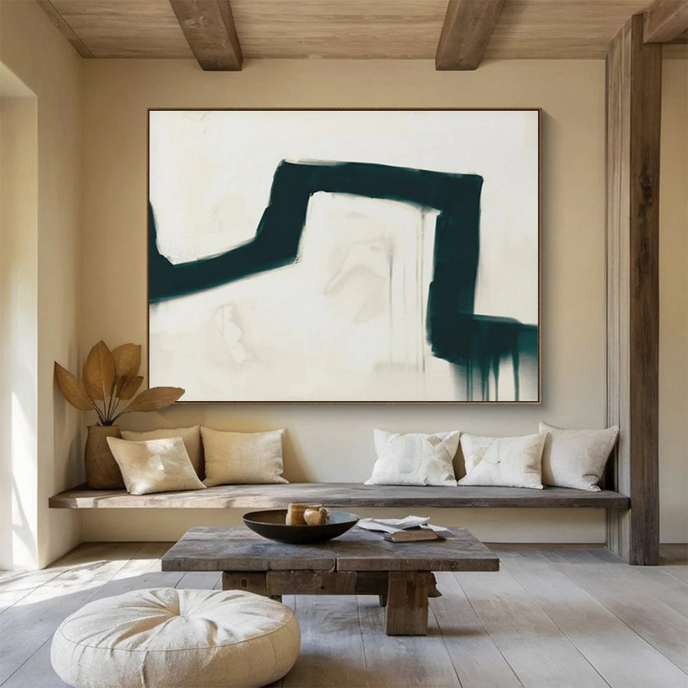 Spirited Giant Abstract Mural for Office & Living Room LargeART1790