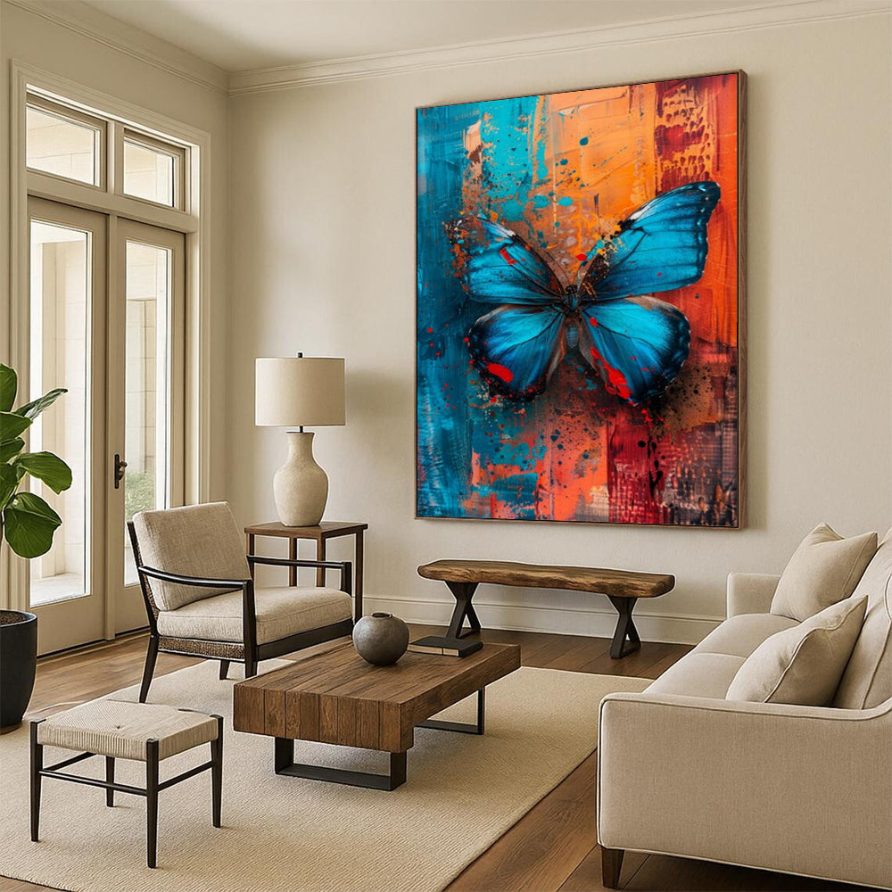 Immense Hand-Painted Abstract Wall Art for Living Room & Studio LargeART2194