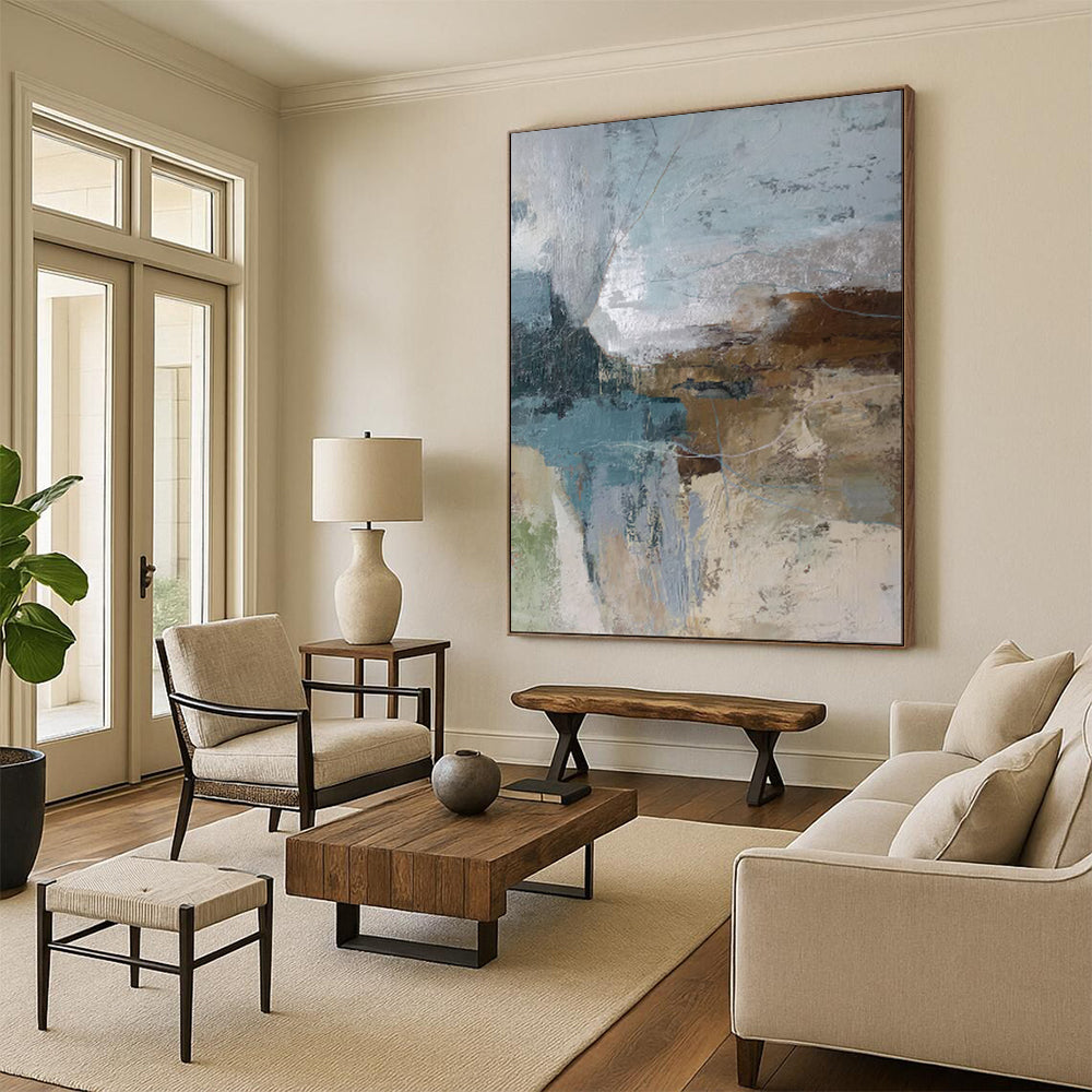 Hand-Painted Bespoke Abstract Art for Bar & Hotel LargeART1923