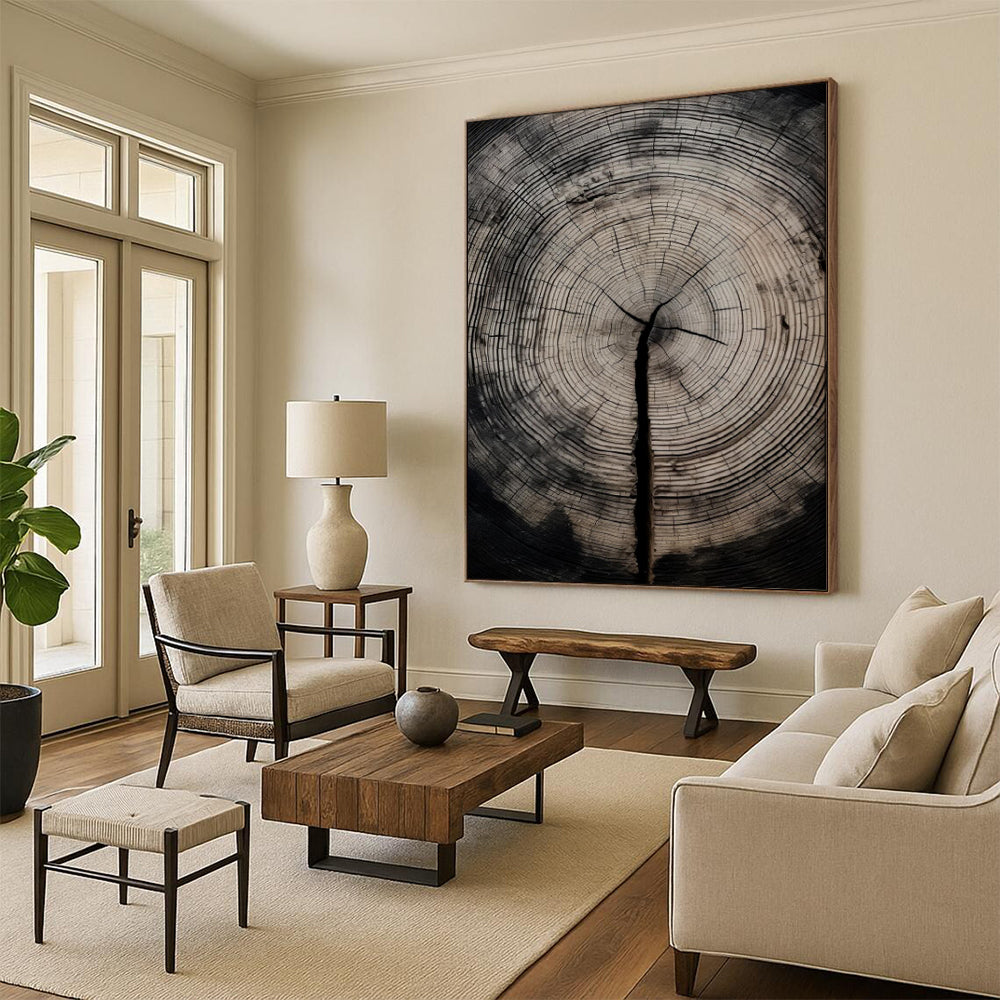Hand-Painted Personalized Abstract Painting for Living Room & Bar LargeART1914