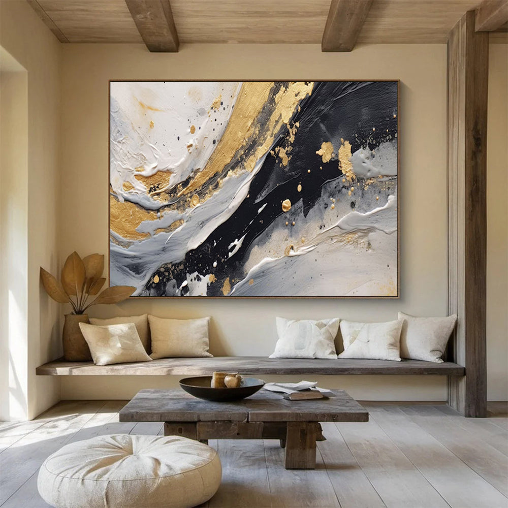 Radiant Large Abstract Canvas for Bedroom & Living Room LargeART1710