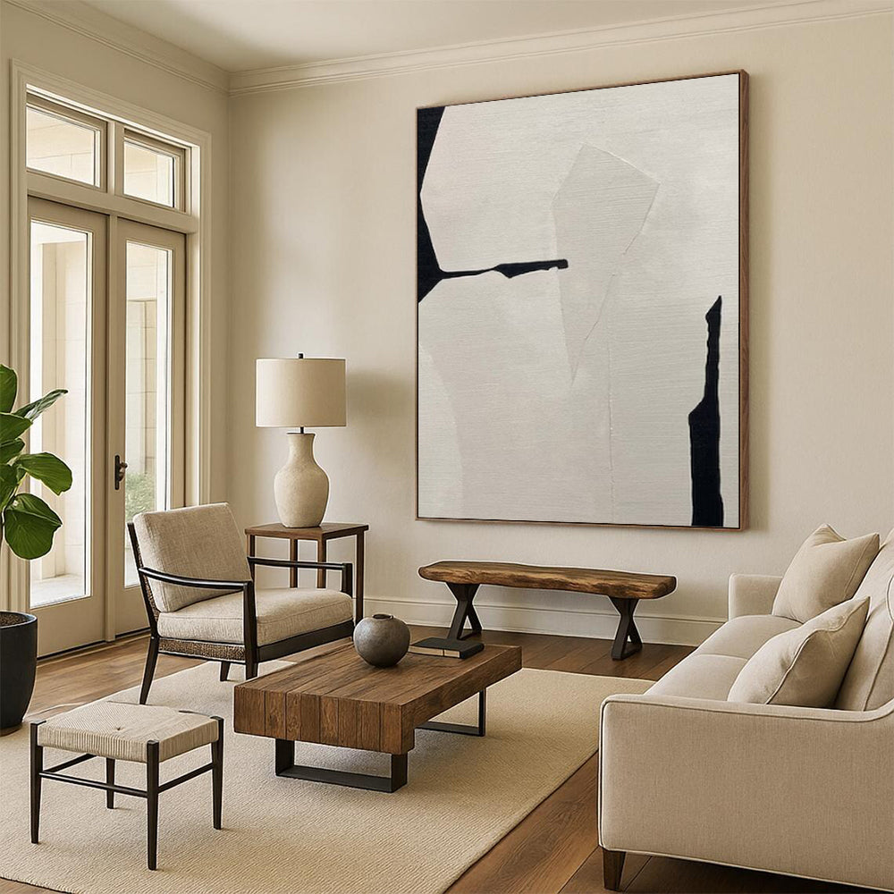 Huge-Scale Hand-Painted Abstract Art for Bedroom & Balcony Retreat LargeART2248