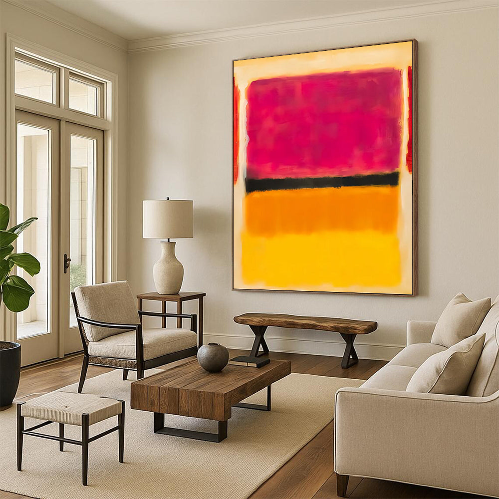 Towering Vertical Hand - Painted Custom Abstract Artifact (with Fossil Textures) for Bedroom and Office DKH1609