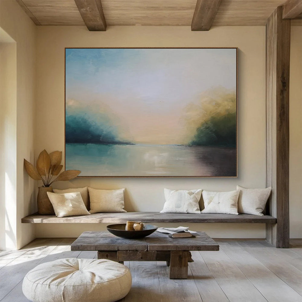 Soft Landscape Abstract - Serene Bedroom Escape DLZ014