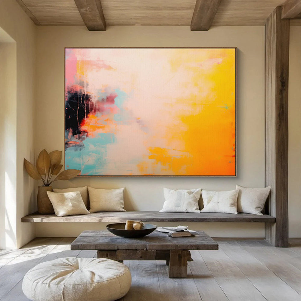 Oversized Abstract Painting for Bar & Office DKH471