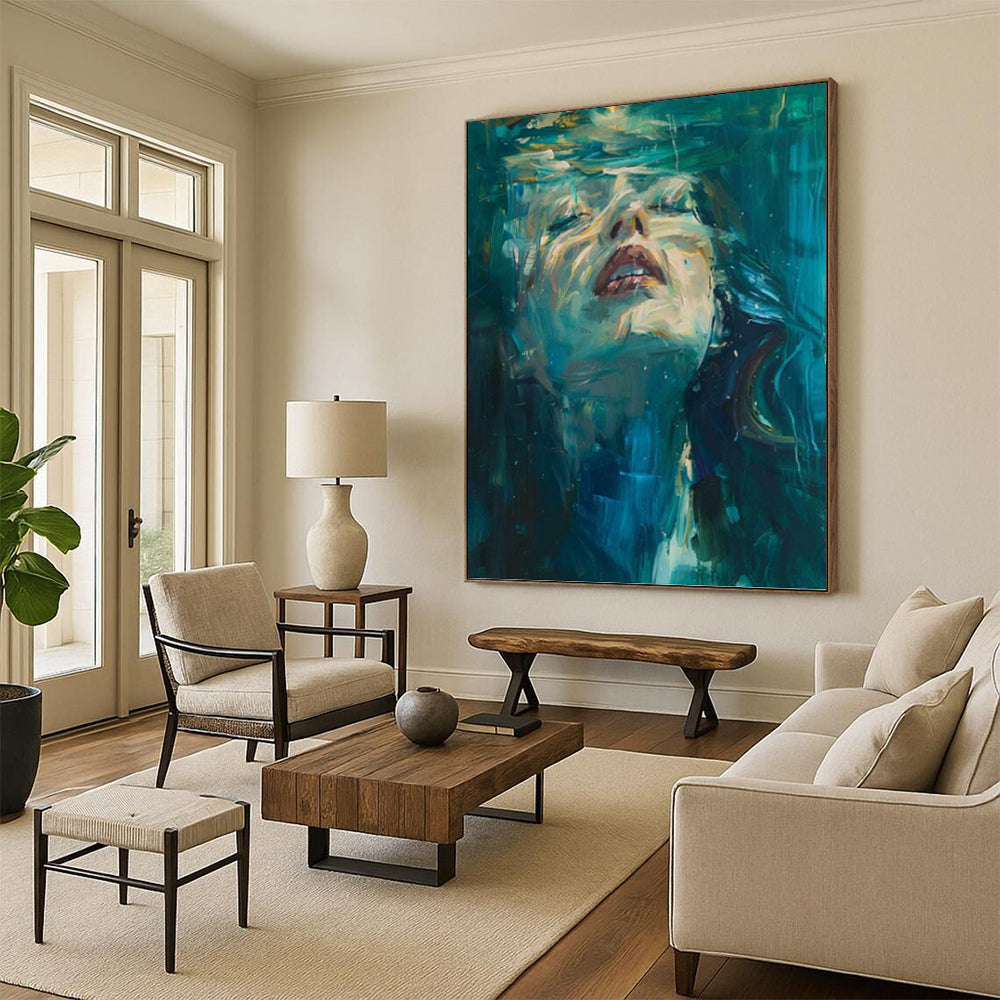 Grand Hand - Painted Textured Abstract Painting for Office & Living Room DKH1183