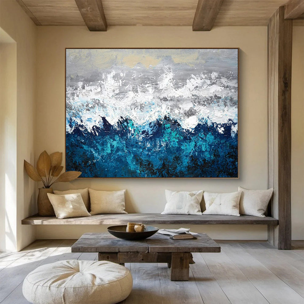 Mesmerizing Grand Abstract Painting for Living Room & Dining Room LargeART1601