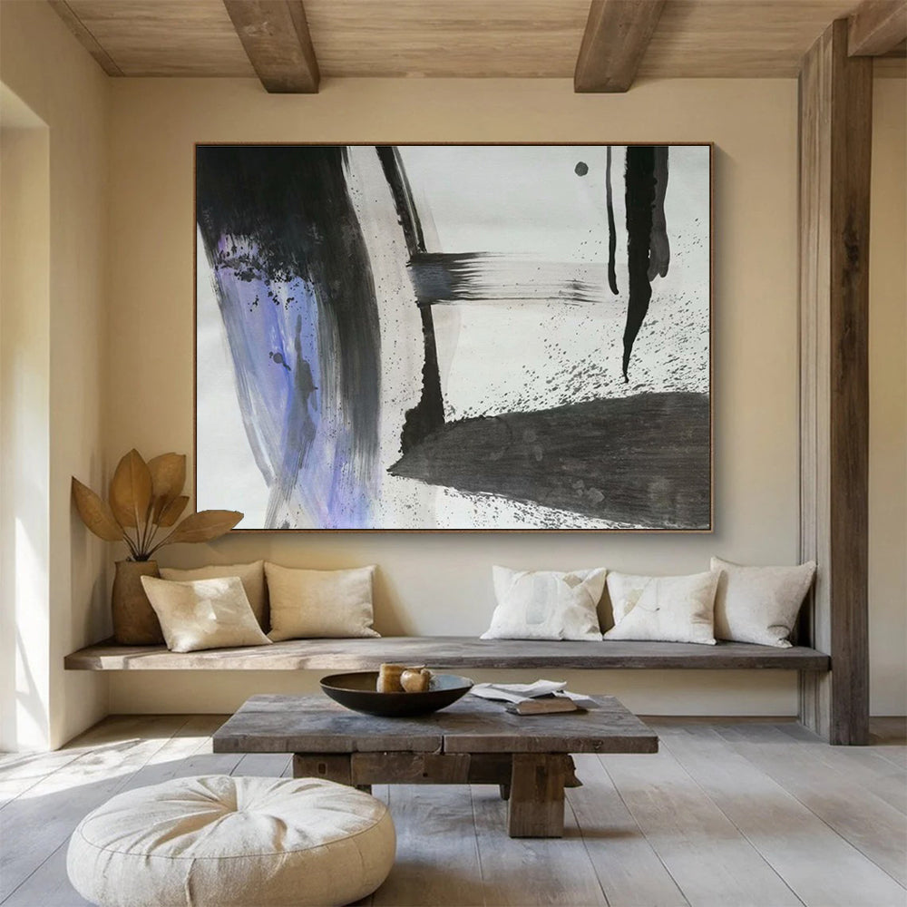 Captivating Original Massive Textured Hand - Painted Abstract Canvas for Artistic Inspirations DKH852