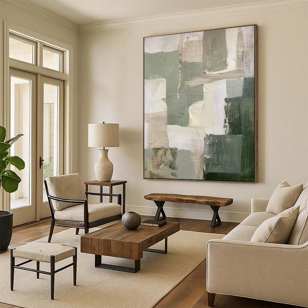 Whimsical Textured Abstract Wall Art for Living Room & Playroom LargeART2053