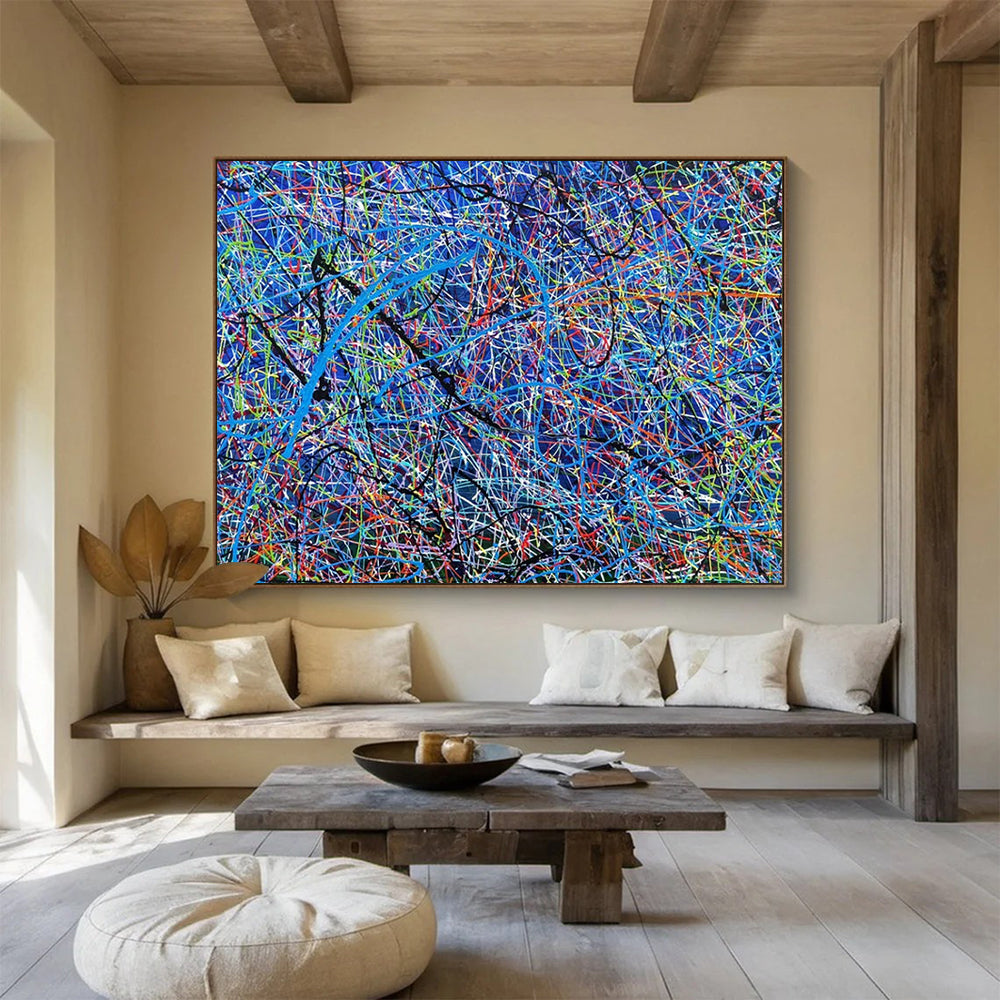 Captivating Vast - Scale Abstract Mural for Office & Living Room LargeART1726