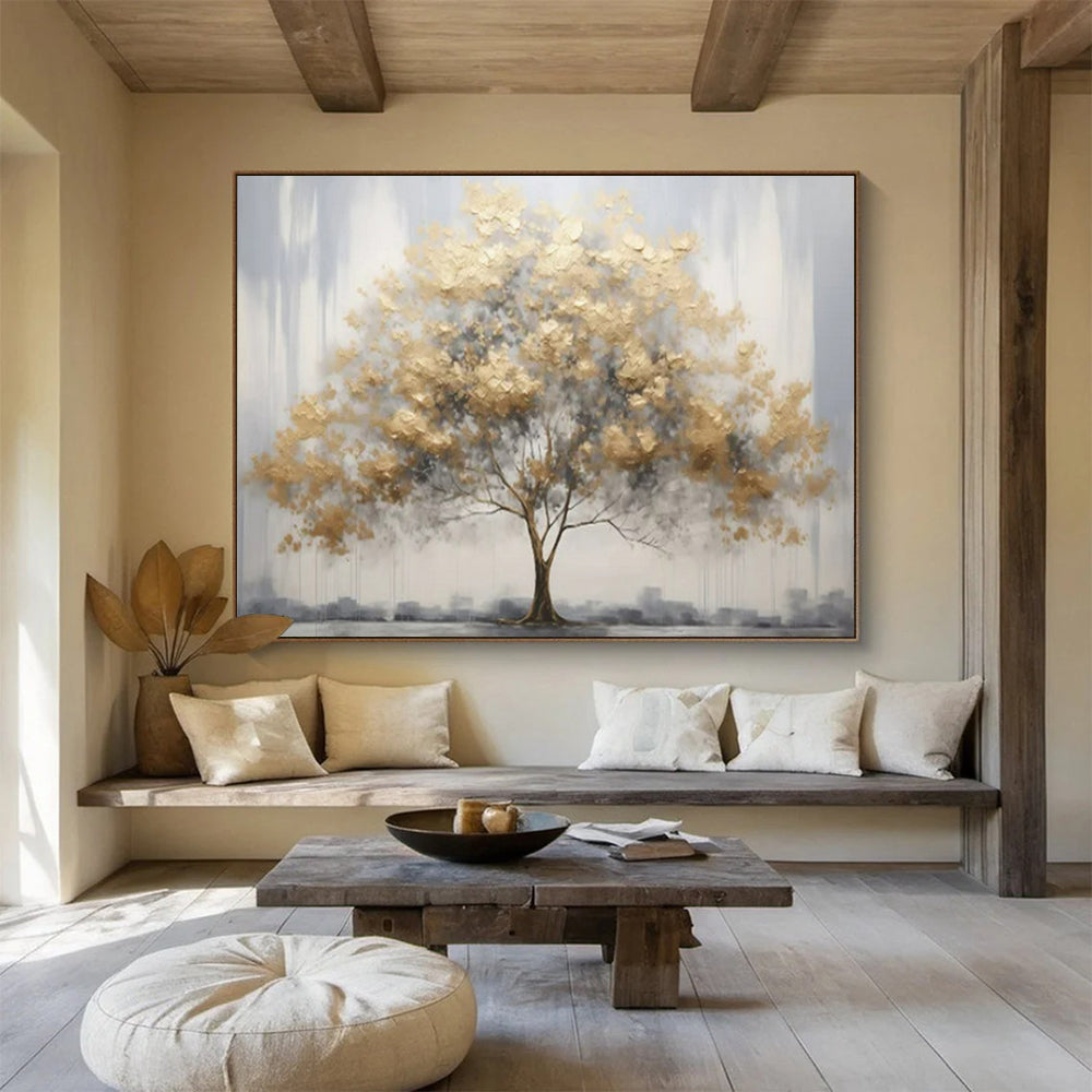 Elegant Colossal Abstract Mural for Entryway & Dining Room LargeART1621