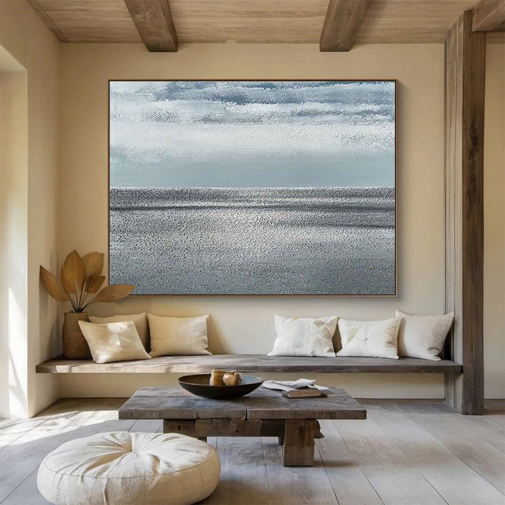 Grand Hand - Painted Textured Abstract Canvas for Focal Decor Statements DKH749