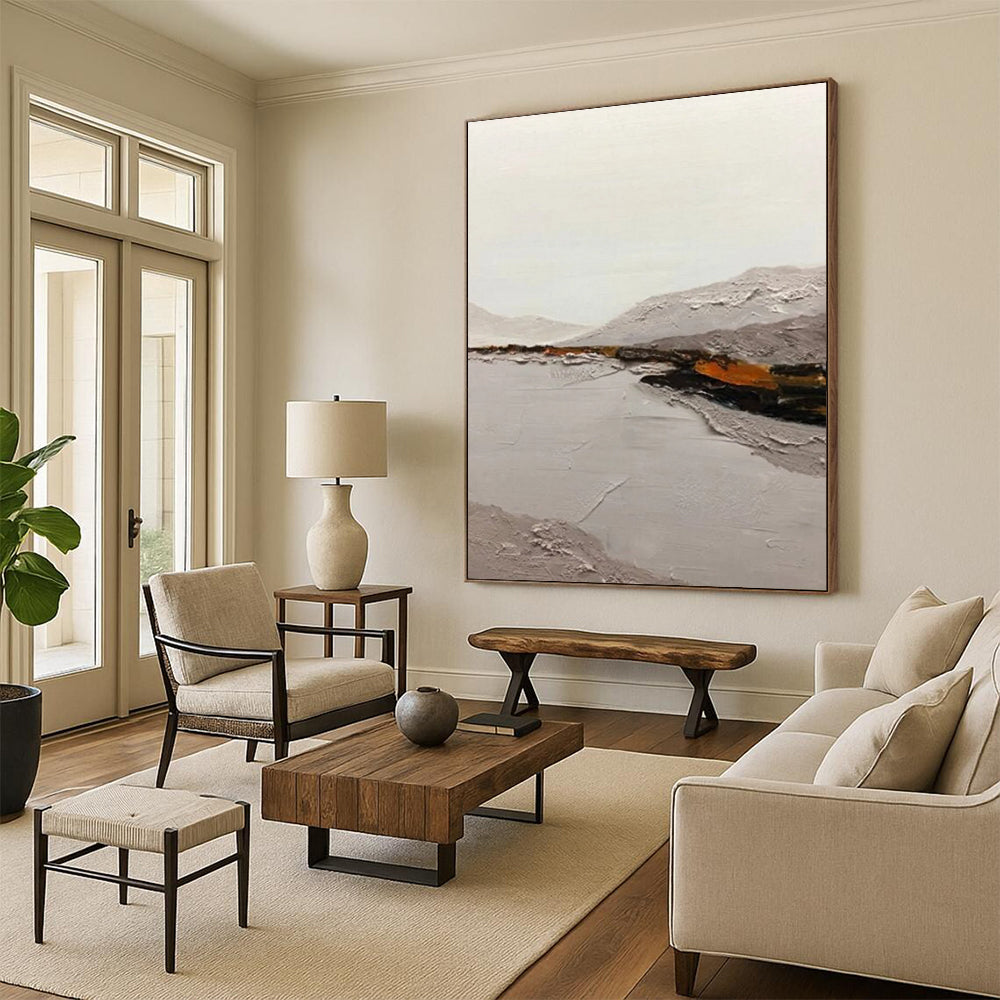 Custom Hand-Painted Abstract Paintings for Dining Room & Bar DTP401