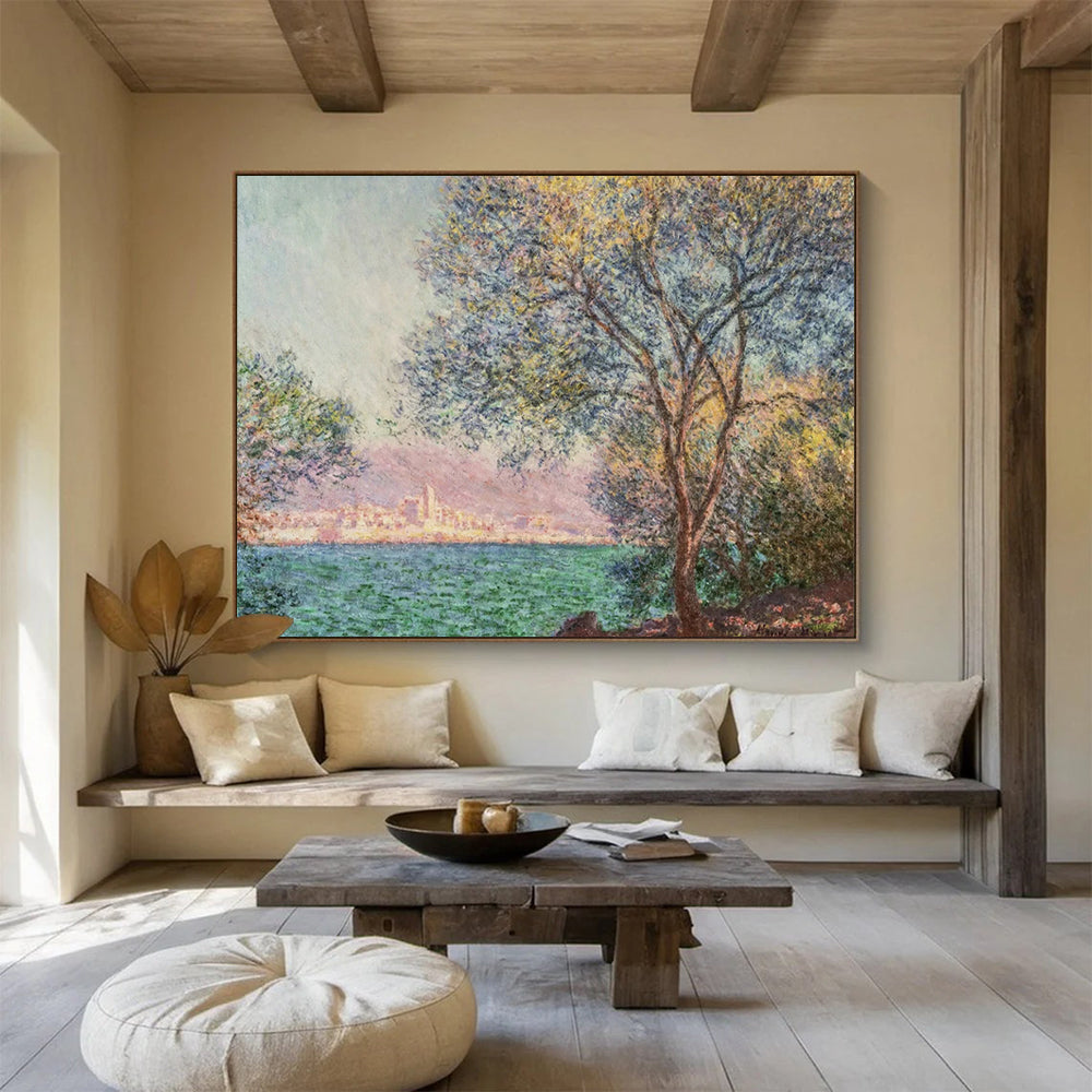Serene Large - Format Abstract Painting for Entryway & Living Room LargeART1611