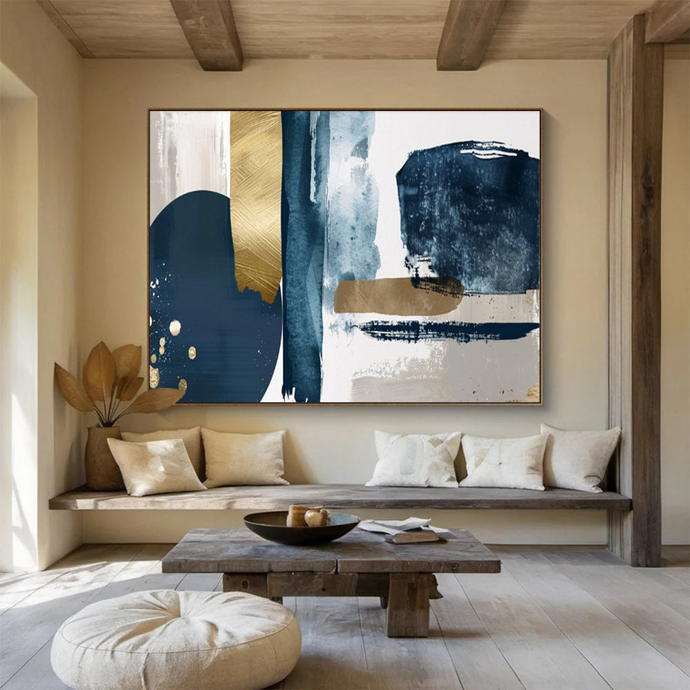 Vivid Giant Abstract Painting for Hallway & Bar LargeART1720
