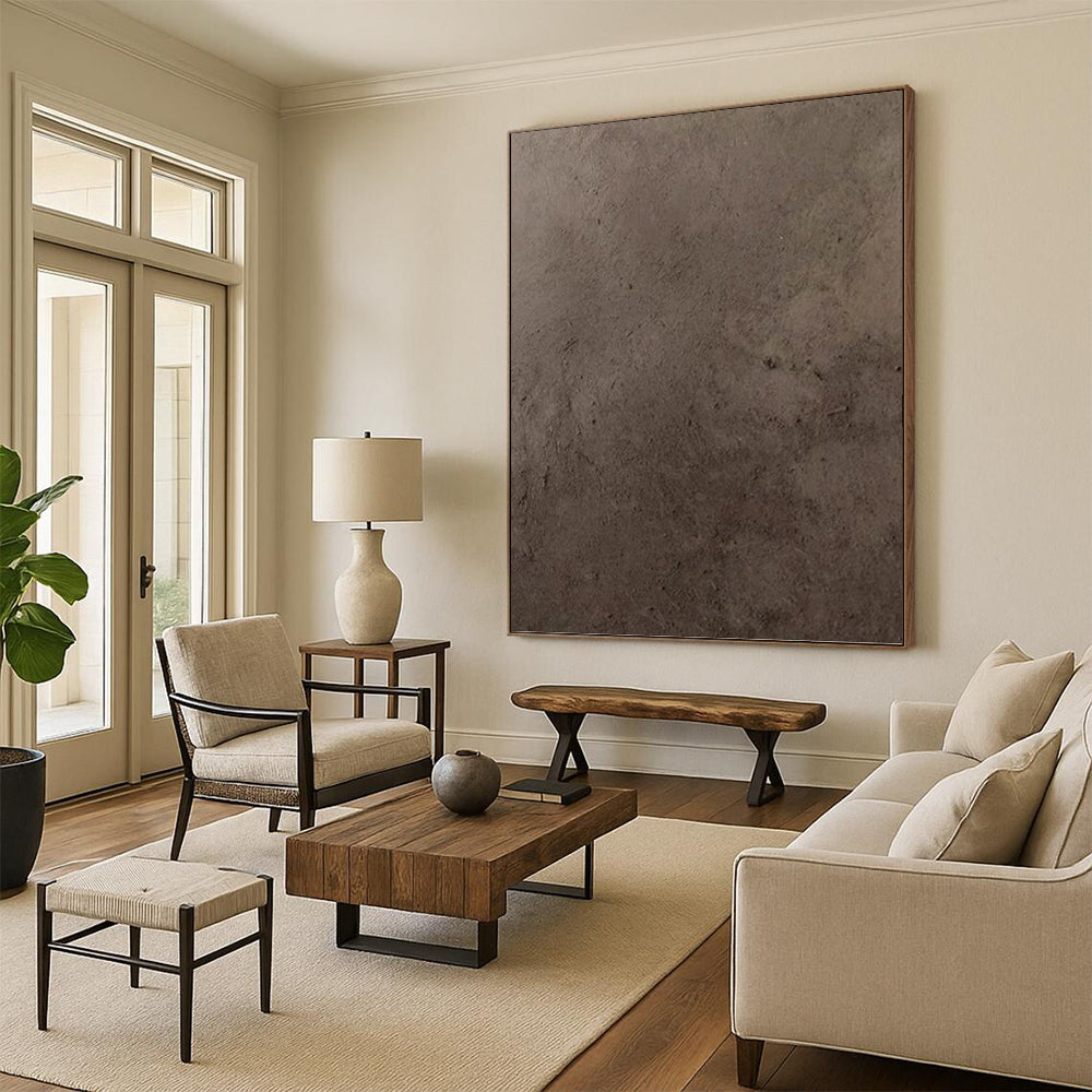Stunning Hand - Rendered Textured Canvas Painting for Bedroom & Dining Room DKH1116
