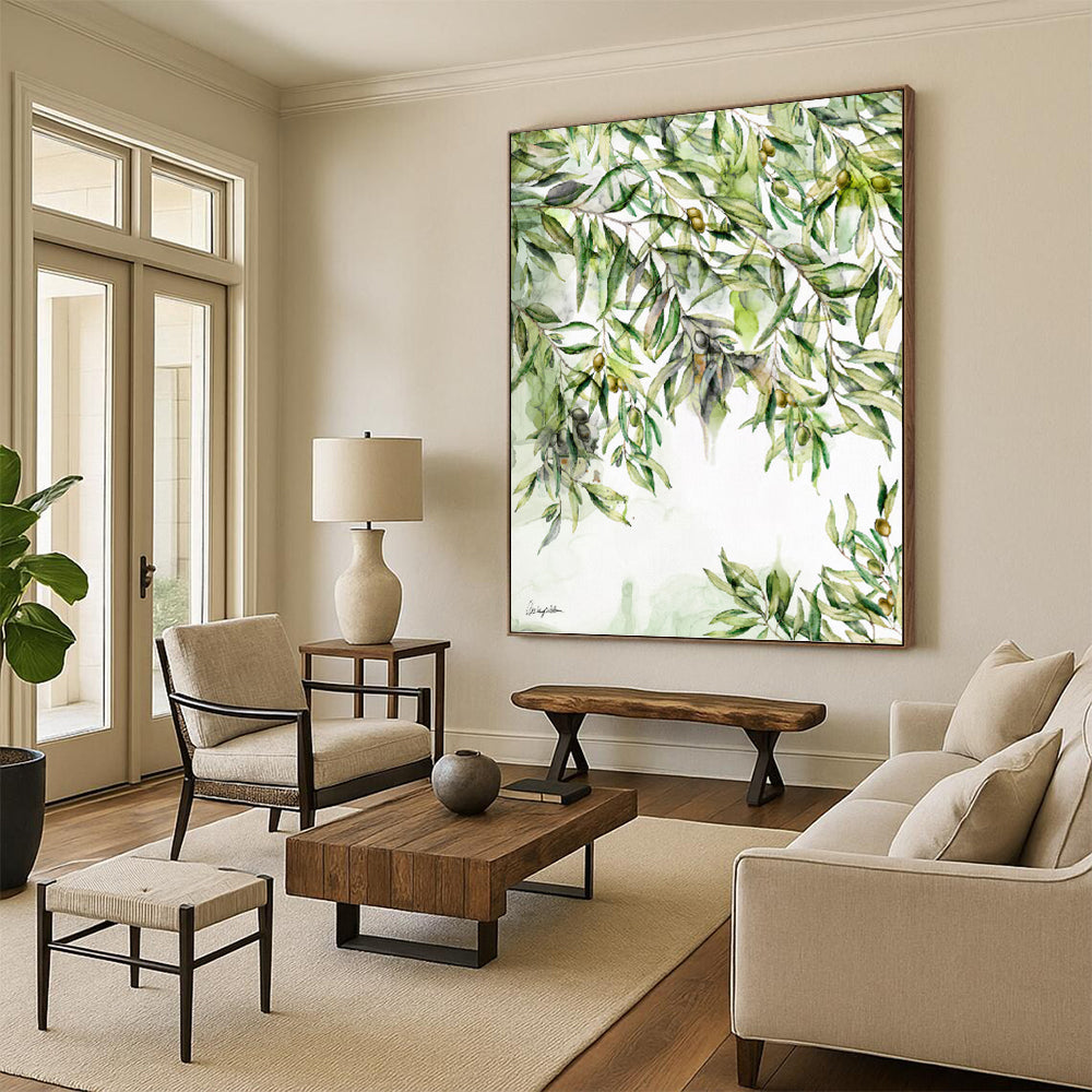 Exquisite Hand - Crafted Textured Canvas Abstract for Dining Room & Hotel Lobby DKH1083