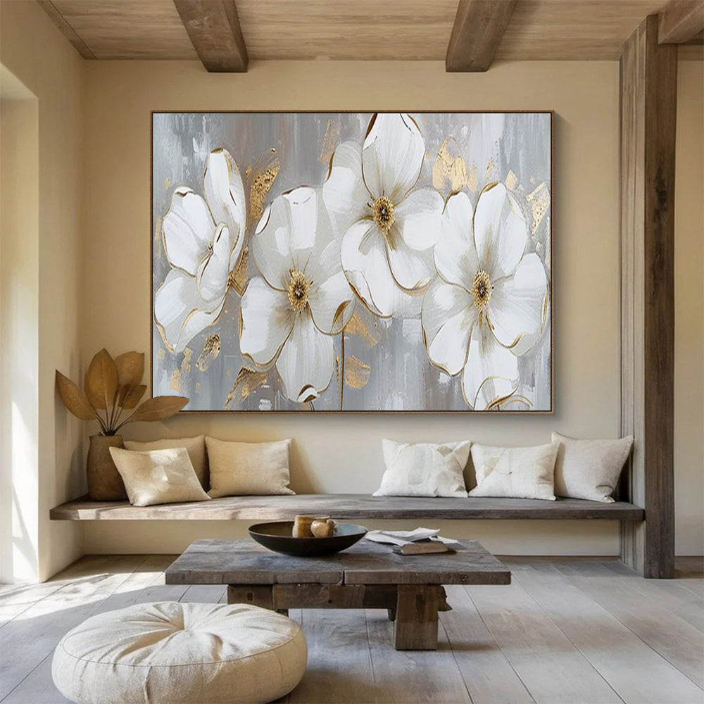 Charming Large Abstract Wall Decor for Bedroom & Office LargeART1653