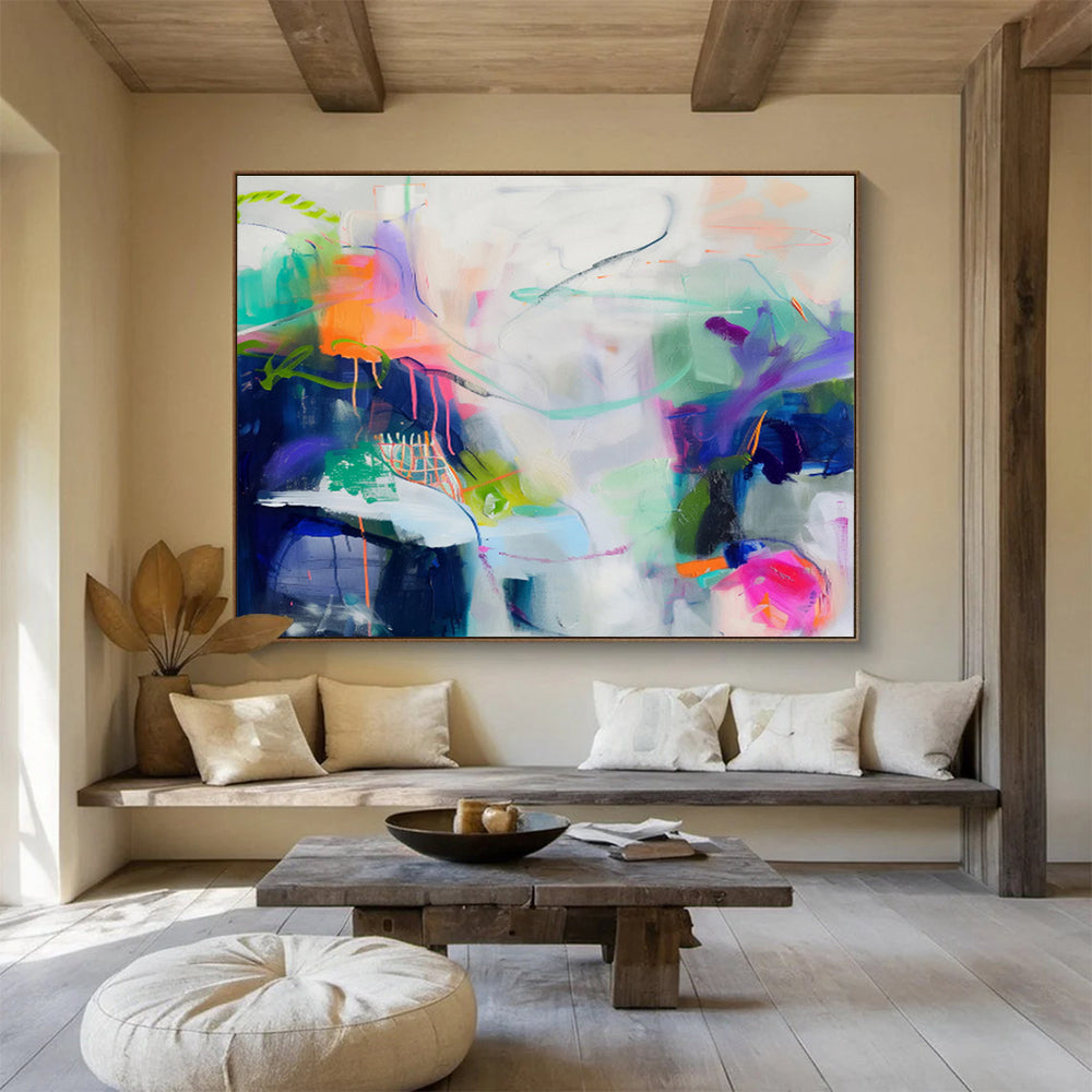 Gigantic Textured Abstract Wall Mural for Living Room & Bar DKH496