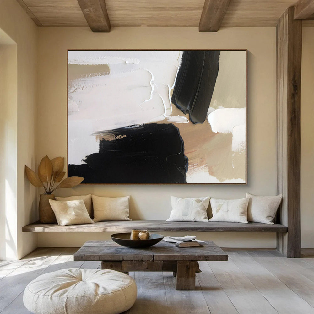 “Rhythmic Odyssey” Colossal Abstract Artwork for Dining Room & Bar DKH316