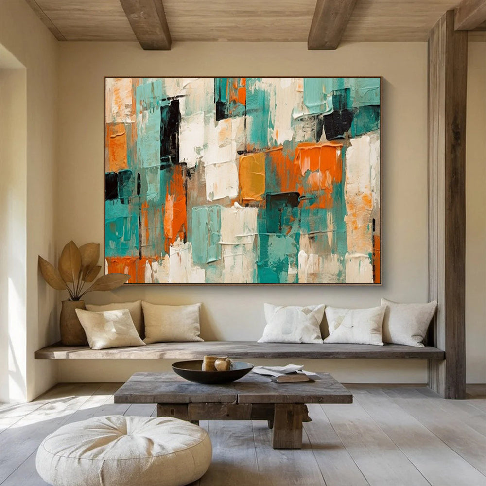 Luxurious Abstract Mural for Entryway & Hotel Lobby LargeART1721