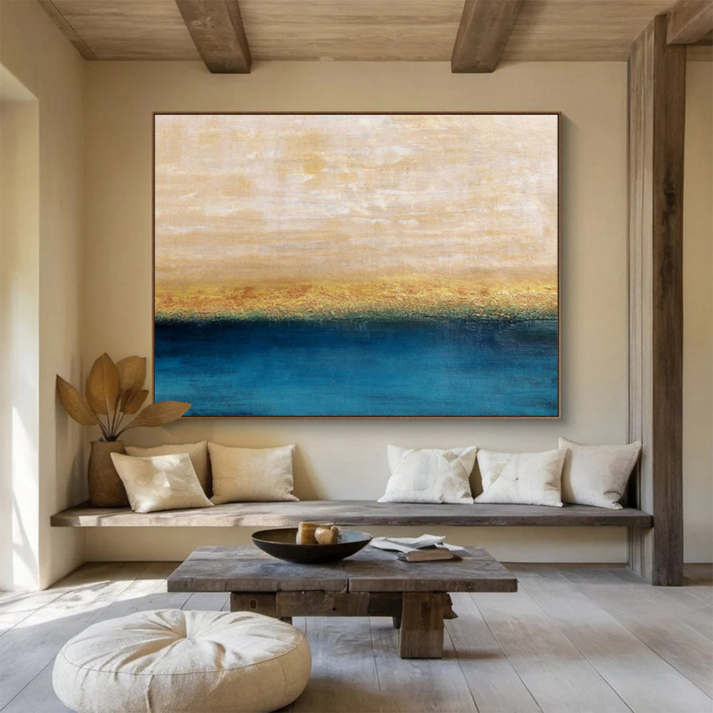 Large - Scale Personalized Abstract Mural for Community Center DKH017