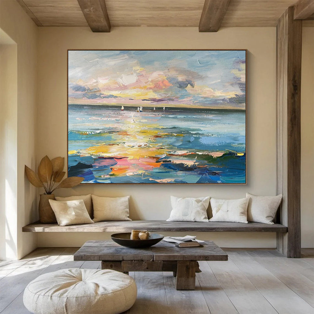 Ethereal Large Abstract Canvas for Living Room & Bedroom LargeART1738