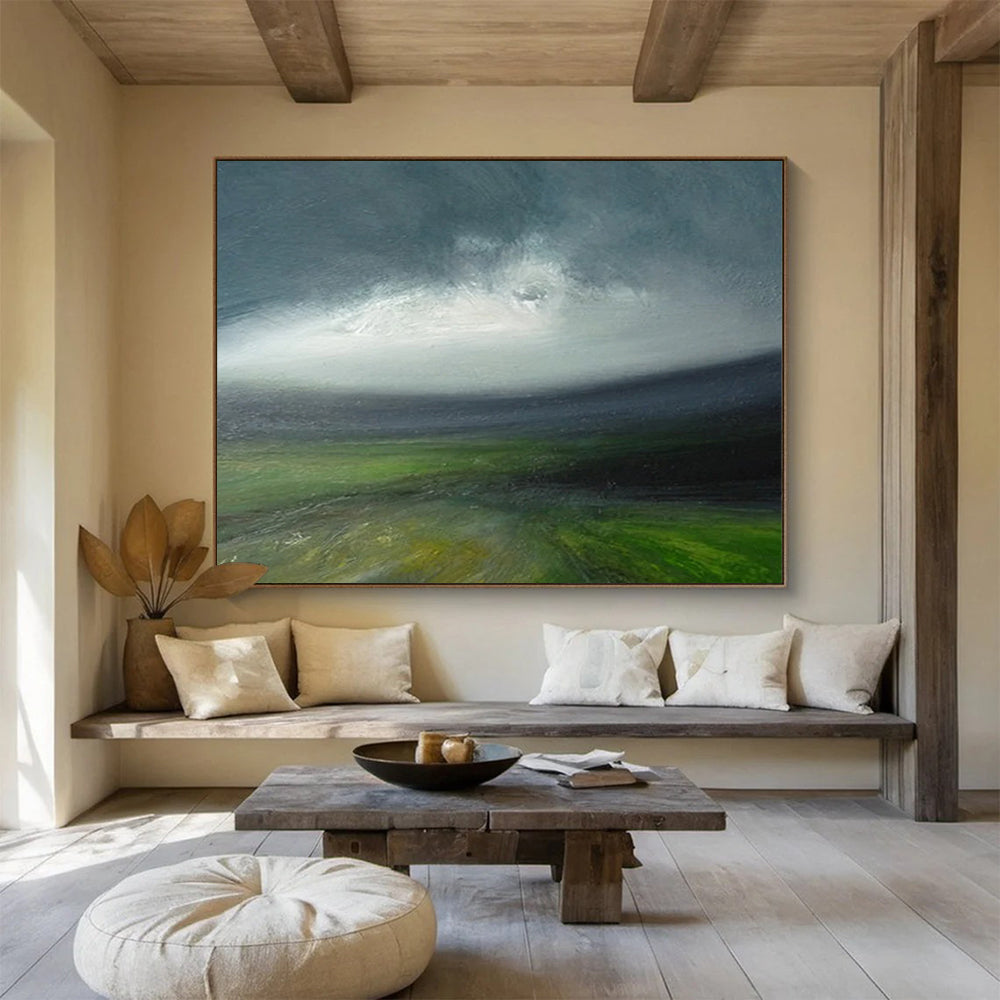 Misty Green Landscape - Dreamy Bedroom Escape DLZ029