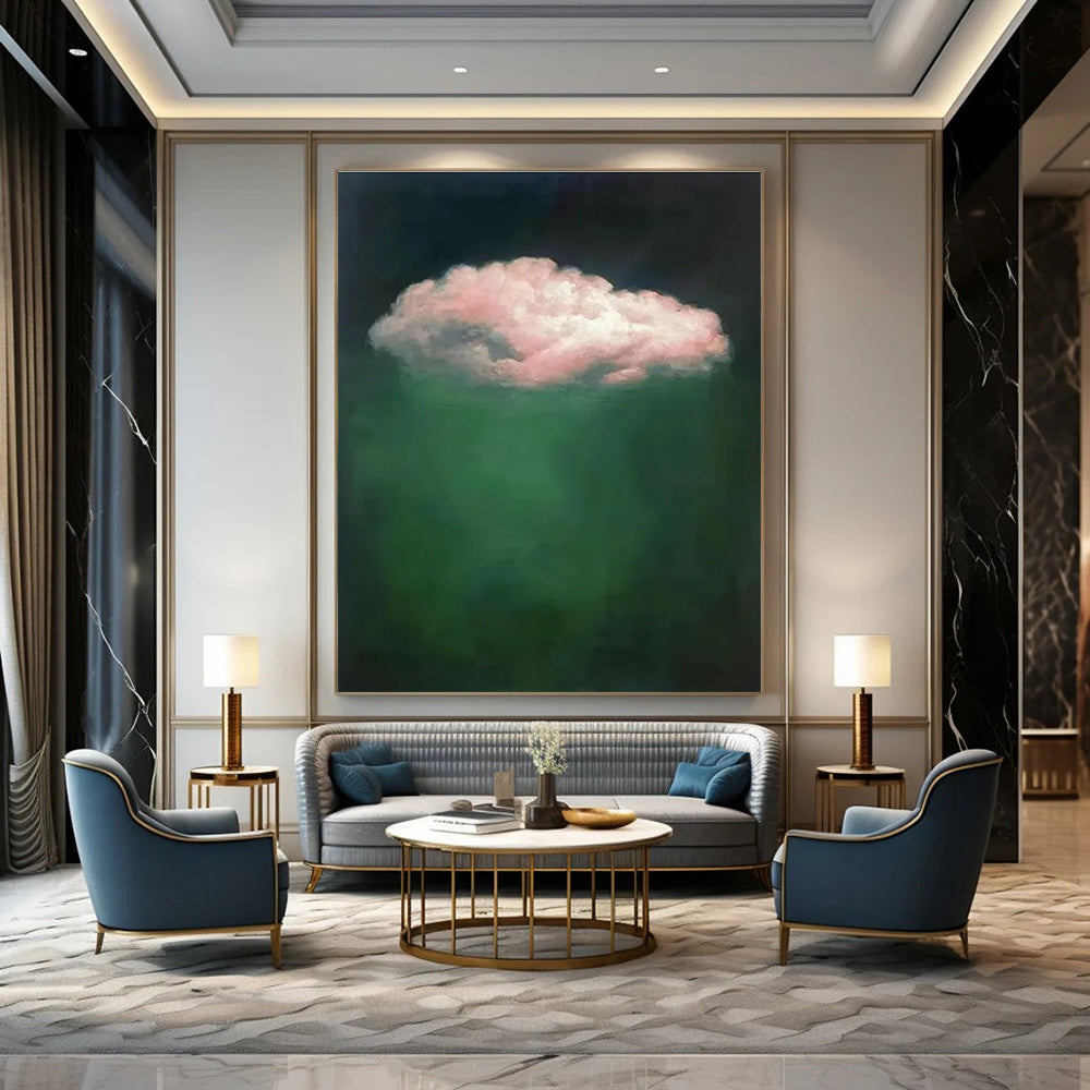 Oversized Custom Hand-Painted Abstract Art for Living Room & Hotel Kids' Activity Centers LargeART1442
