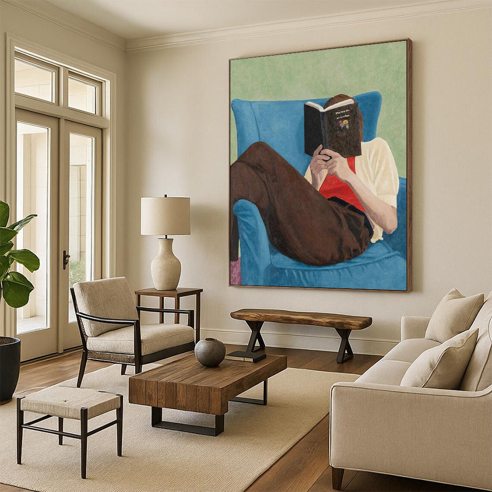 Handcrafted Large Custom Abstract Art for Dining Room & Bar DTP303