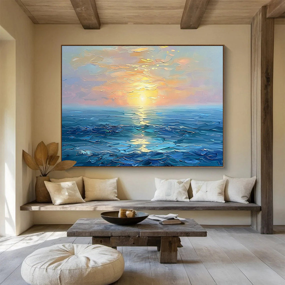 Grandiose Hand - Crafted Textured Abstract Mural for Immersive Environments DKH767