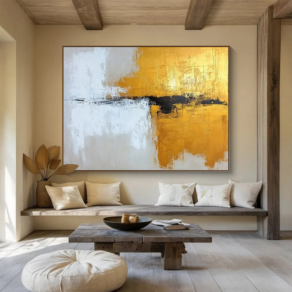 Mid - Century Modern Retro Abstract Wall Art for Office & Dining Room LargeART1803