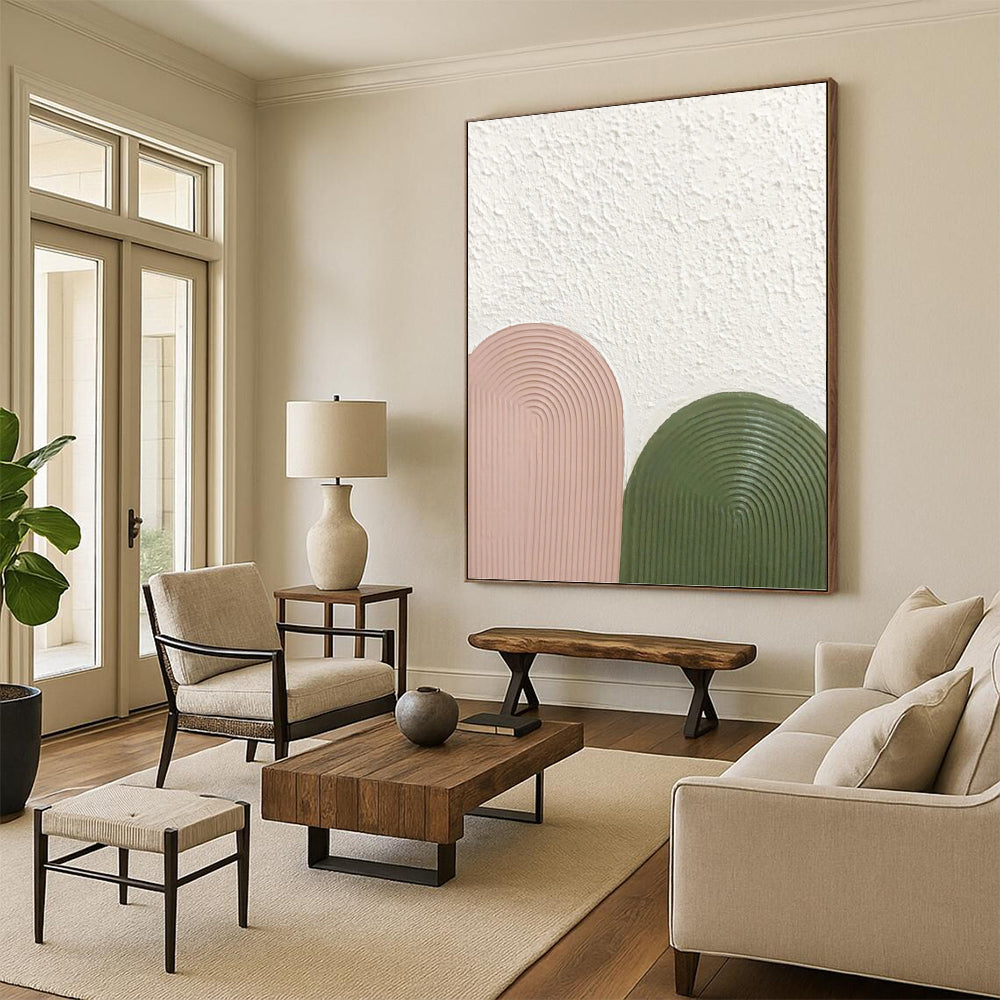Massive Hand - Painted Textured Abstract for Bedroom & Living Room DKH1175