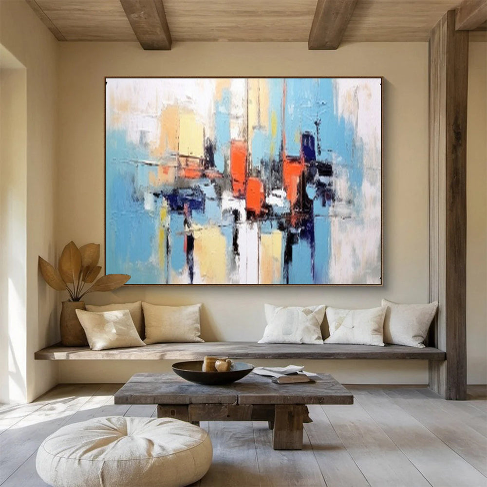 Dynamic Giant Abstract Canvas for Living Room & Office LargeART1646