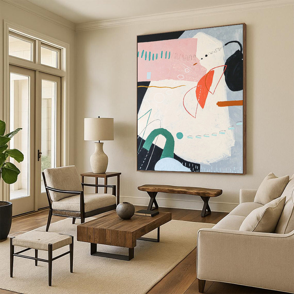 Dazzling Hand - Crafted Textured Canvas Painting for Bar & Living Room DKH1102