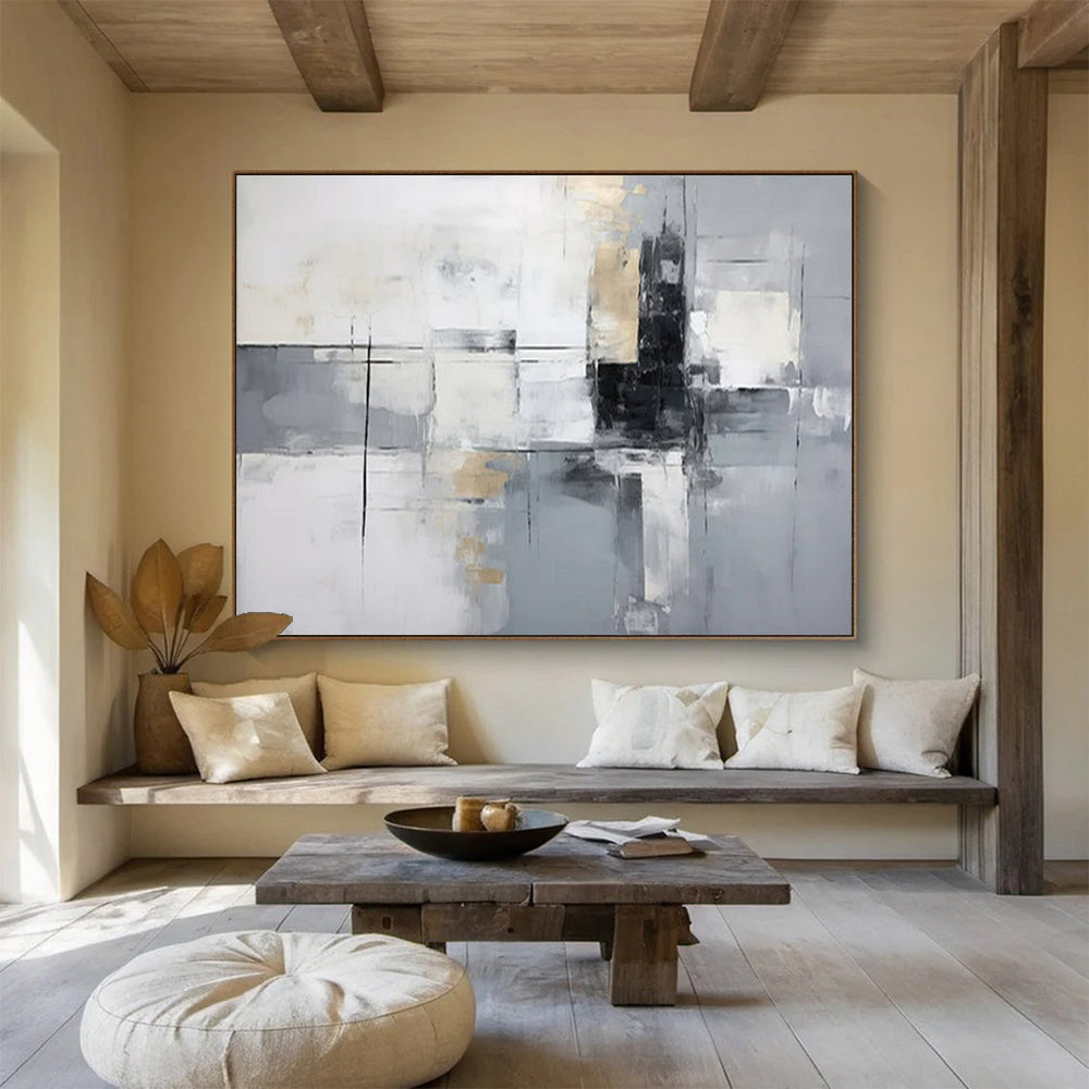 Eye - Catching Vast Abstract Canvas for Hallway & Bar LargeART1574