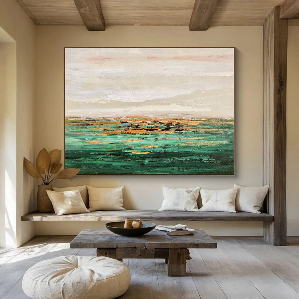 Vivid & Dynamic Hand - Painted Textured Abstract Decor for Living Room & Bar DKH648