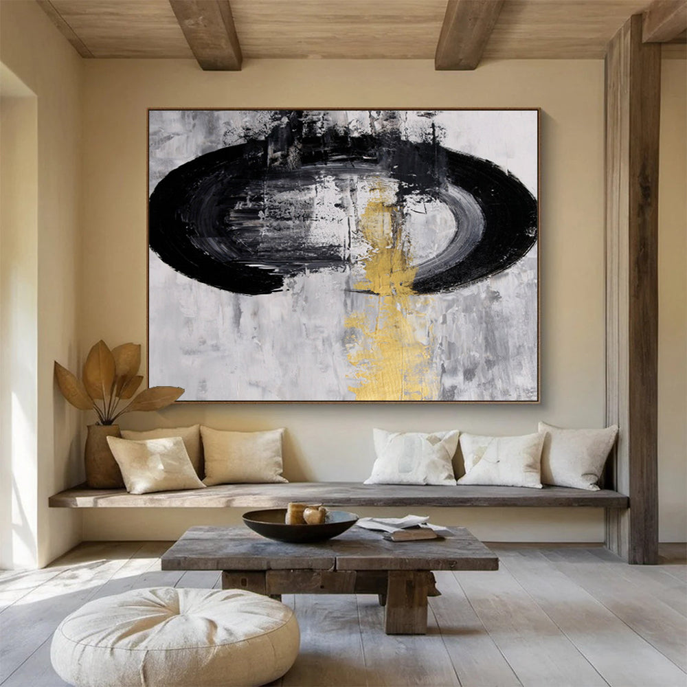 Custom - Made Grand Abstract Wall Art for Banquet Hall DKH016