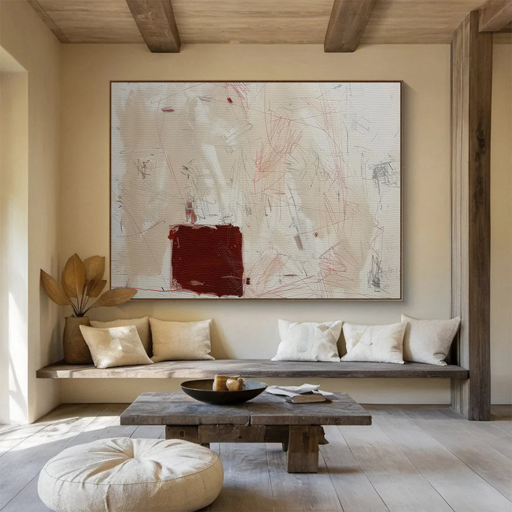 Large - Format Abstract Artwork for Entryway & Living Room DKH146
