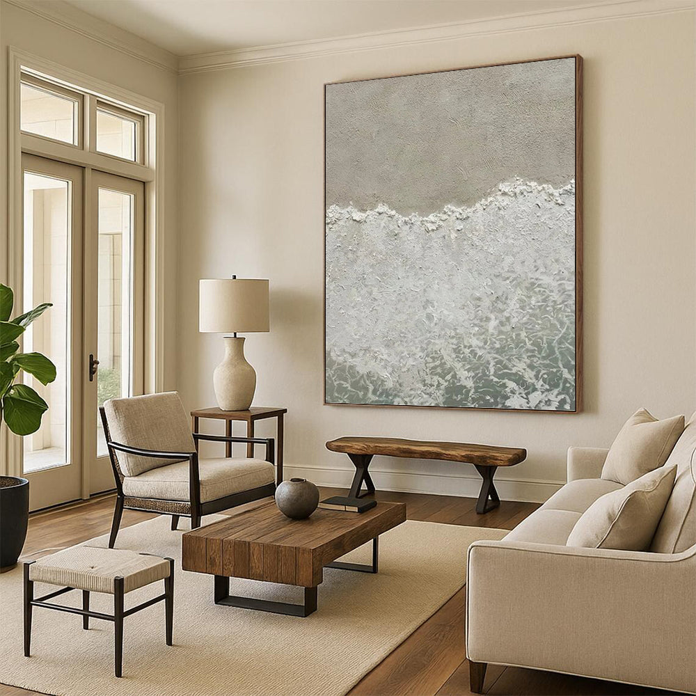 Professionally Designed Hand - Crafted Textured Canvas Abstract for Office & Living Room DKH1127