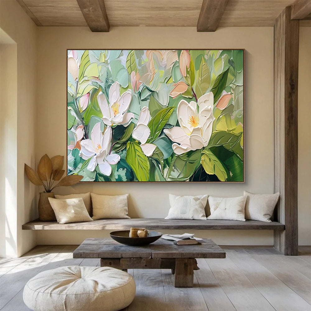 Engaging Original Oversized Textured Hand - Applied Abstract Artwork for Interactive Interiors DKH836