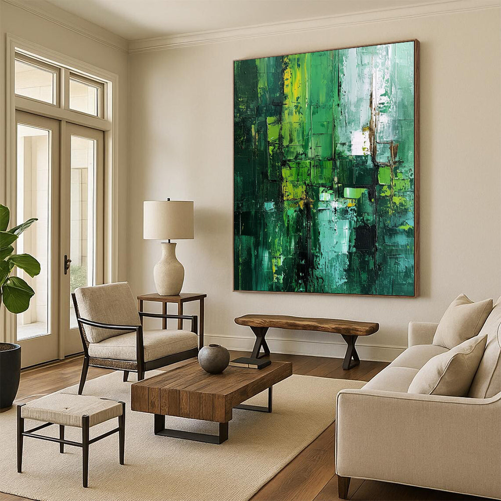 Mammoth Hand - Painted Textured Custom Abstract Work for Hallway and Living Room DTP012